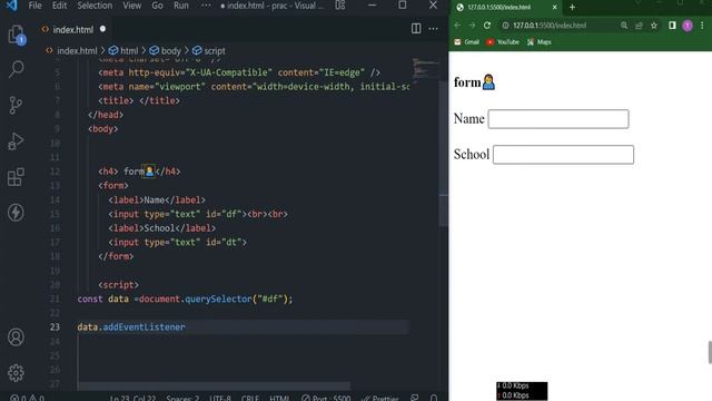 onfocus And onblur Event in JavaScript || JS Tutorial for Beginners in 2022