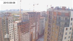Ход строительства ЖК «Триумф Парк», 3 очередь (март 2015 г. - февраль 2016 г.)