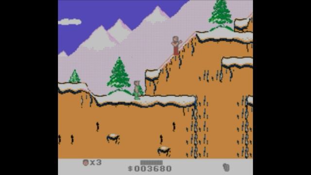 Dendy (Famicom,Nintendo,Nes) 8-bit Cliffhanger Level 2 Прохождение