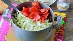 Салат из капусты и риса на зиму