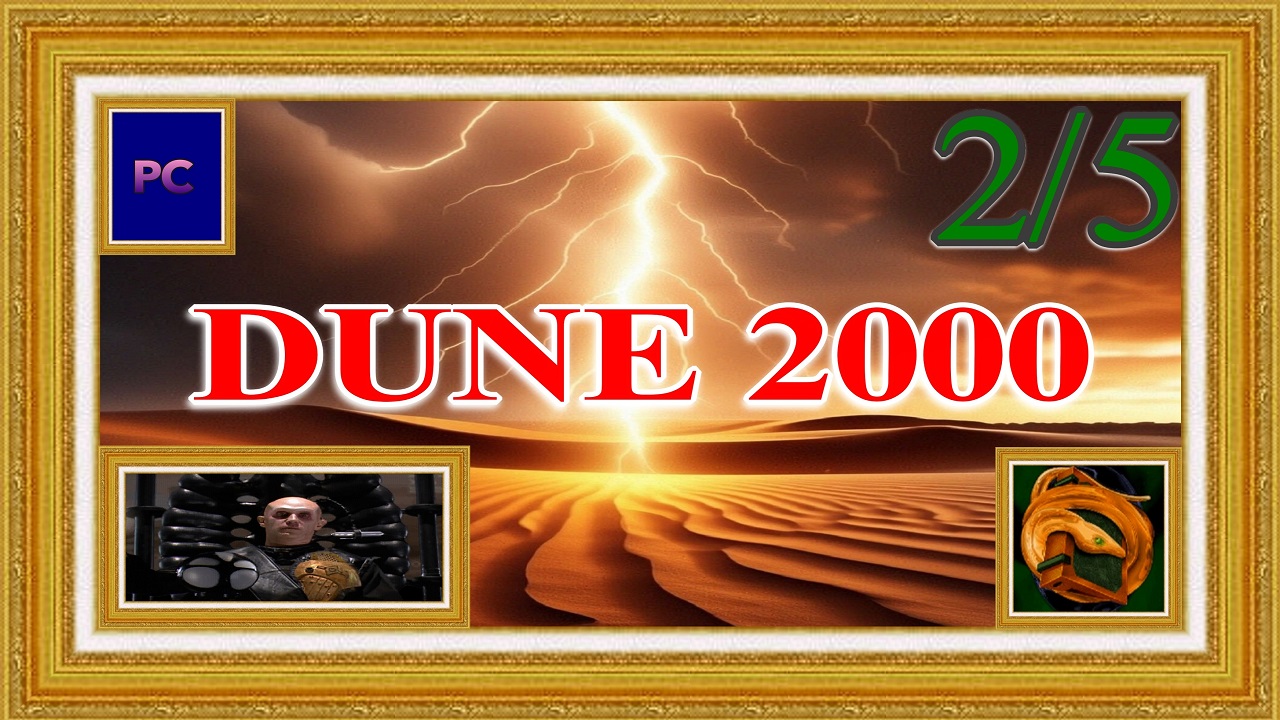 Dune 2000 / PC / HD / Прохождение за Ордосов (2-ая часть игры) / MAX сложность.