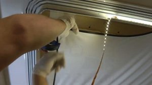 Парящий потолок своими руками. Натяжка. Углы.