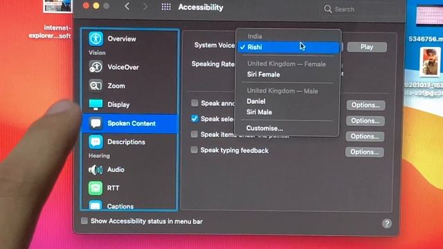 How to setup speak selection on MacBook Air || mac os bigsur смотреть онлайн