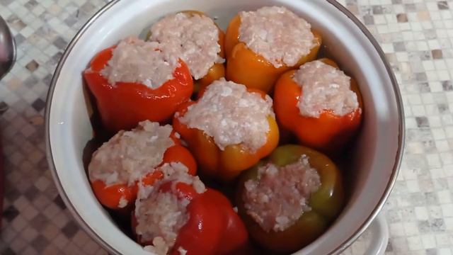 фаршированный болгарский перец пальчики оближешь!!!! смотреть онлайн