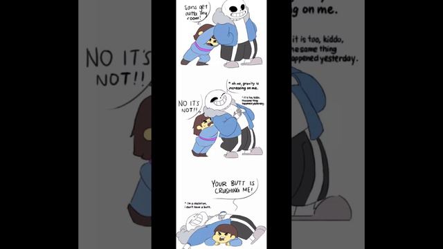 Undertale Sans Annoys Frisk Comic Dub