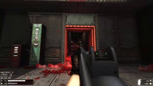 Doom HELLRIDER v0.9c [John Wick style mod] - Doom Episode 1 Remaster E1M3: Military Base | 4K/60 смотреть онлайн