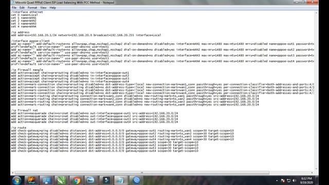 Mikrotik PPPoE Client ISP Load Balancing With PCC Method Urdu/Hindi смотреть онлайн