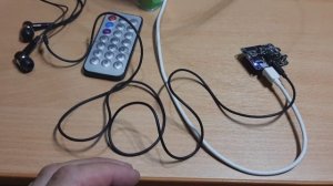 Bluetooth 5,0 декодер, аудио модуль, с пультом ДУ.
