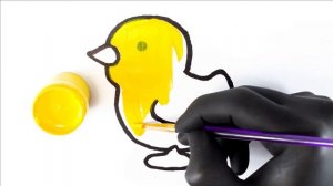 Как нарисовать ЦЫПЛЕНКА /  раскраска для детей ЦЫПЛЕНОК / Раскраски Бум