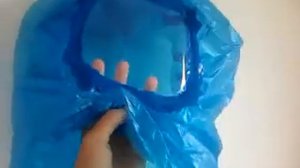 Самодельный скафандр из полиэтиленового пакета