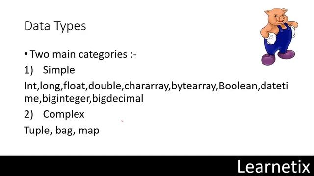 Apache Pig Tutorial | 3. Data Types in Apache Pig | Hadoop Pig Tutorial For Beginners смотреть онлайн