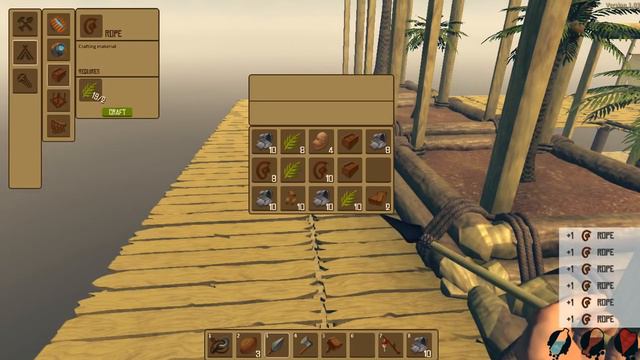 СТРОИМ САД ИЗ ПАЛЬМ! - RAFT смотреть онлайн