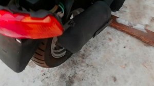 Скутер Honda Lead 90. Первый запуск мотора после капитального ремонта.