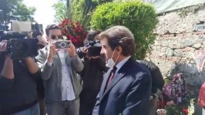 Urbano Cairo legge i nomi dei caduti a Superga