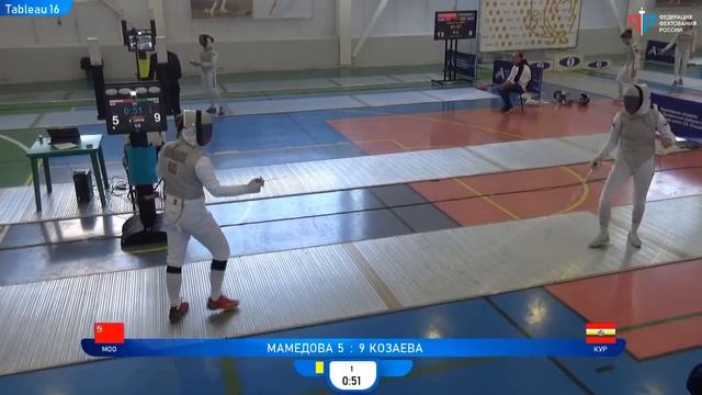 Первенство России U-23 2022, РЖЛ, Т16 Козаева - Мамедова смотреть онлайн