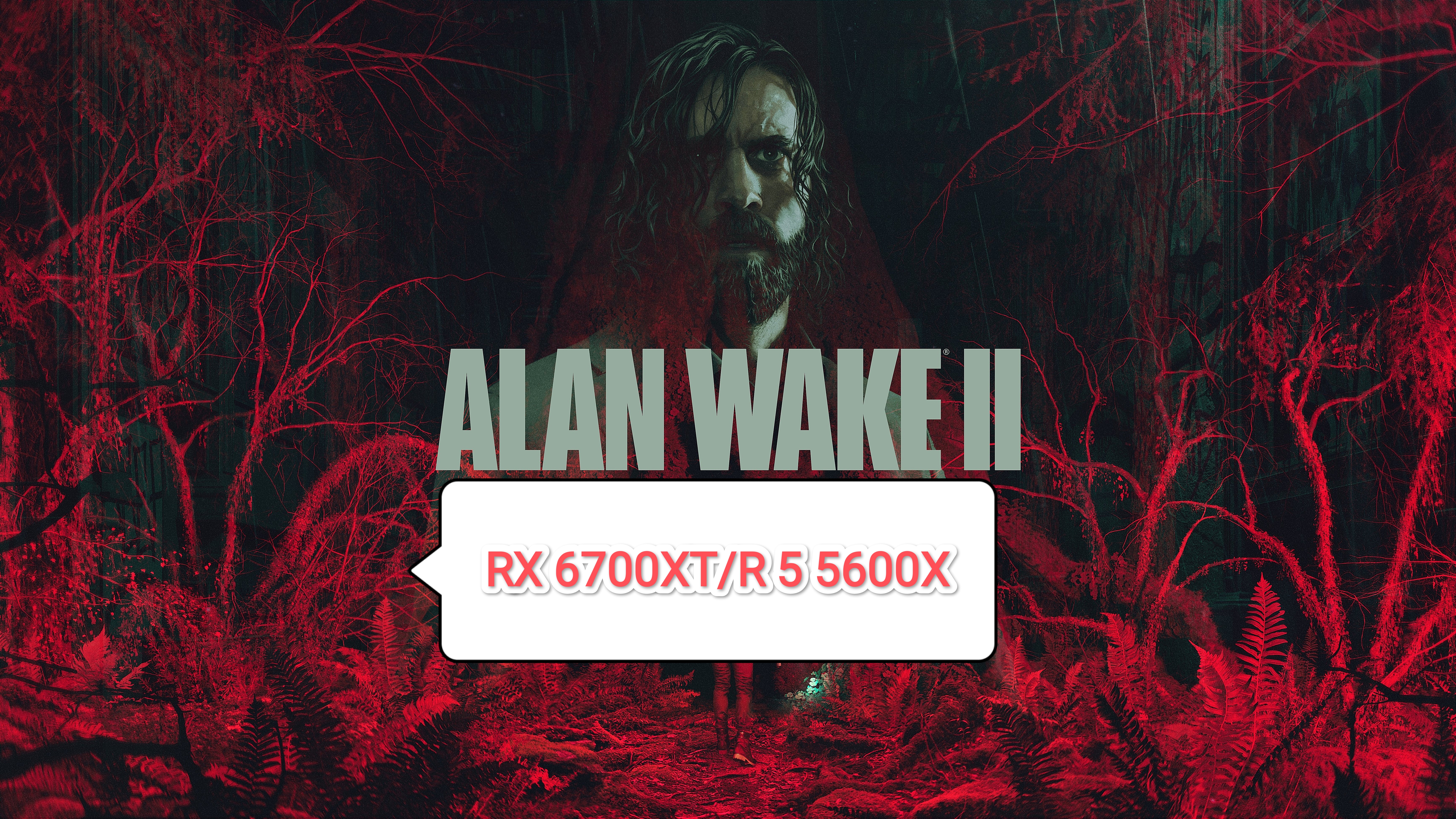 Alan Wake 2 v.1.06  -  60 фпс на бюджетном ПК (RX 6700 XT/R 5 5600 X)