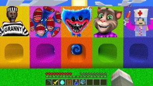 ВЫБЕРИ КРУГЛЫЙ ТОННЕЛЬ ГОВОРЯЩИЙ ТОМ КСЮША ХАГГИ ВАГГИ ТЕМНЫЙ СИРЕНОГОЛОВЫЙ БАБКА ГРЕННИ В МАЙНКРАФТ