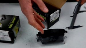 Geely Tugella FY11 тормозные колодки Anchi AC3103C и AC3102C