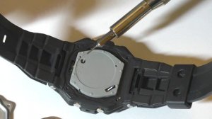 Замена батарейки в часах Casio G-Shock G-7800