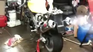 Suzuki Tl1000R with Full Yoshimura Exhaust System Start Up