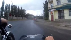 Поездка на мотоцикле Днепр