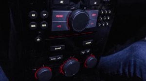Пересвет салона Opel Astra H