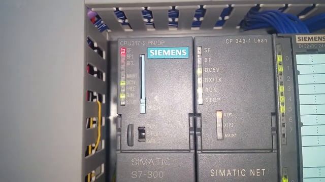 Ошибка связи. Контроллер Siemens смотреть онлайн