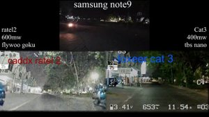caddx ratel 2 vs foxeer cat 3 | starlight fpv cam | night footage