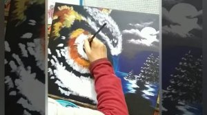 Мастер класс по акриловой живописи. Рисуем "Сову"