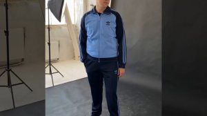 Мужской спортивный костюм адидас Тенис голубой Винтаж 90-х Adidas  Австрия Спортивный костюм