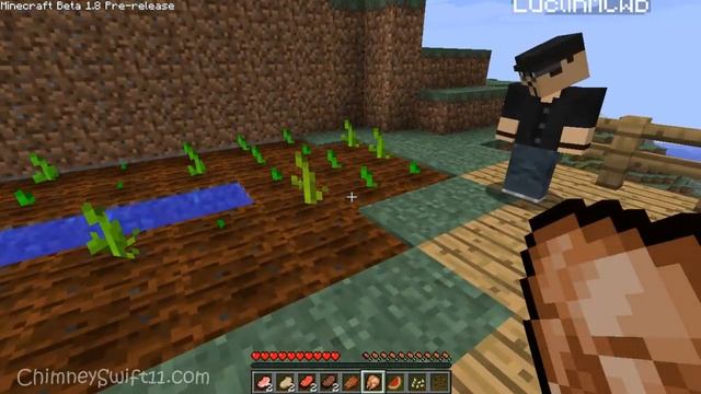Minecraft Beta 1.8 - New Food! (HD) смотреть онлайн
