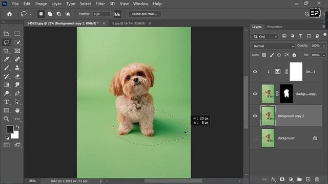Easy Way to Remove Green Screen in Photoshop| Match Color смотреть онлайн