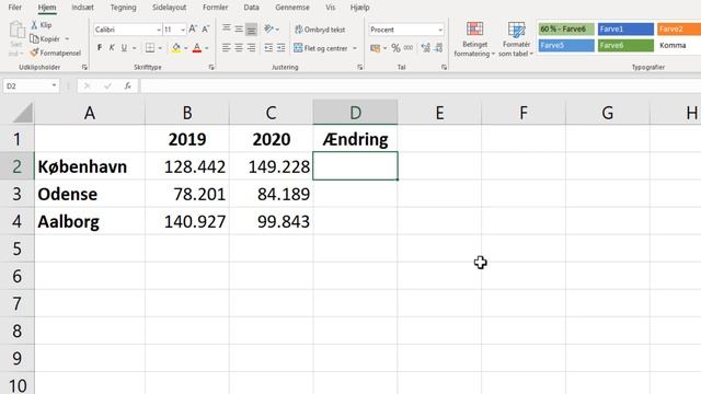 Sådan regner du med procenter i Excel смотреть онлайн