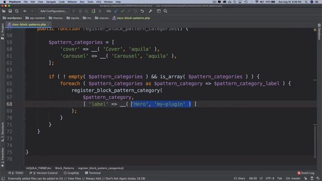 #66 Add Block Pattern Categories | register_block_pattern_category | WordPress 5.5 | Gutenberg смотреть онлайн