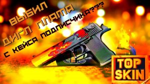 TOPSKIN ВЫБИЛ ДИГЛ ПЛАМЯ С КЕЙСА ПОДПИСЧИКА ??? НАСЫПКА НА ТОПСКИН