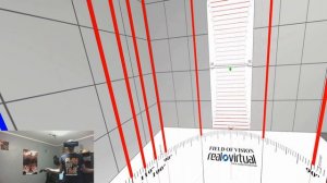 Pimax 8K quick FoV & Reading test with RealOVirtual FoV Test (Eng) (Update in description)