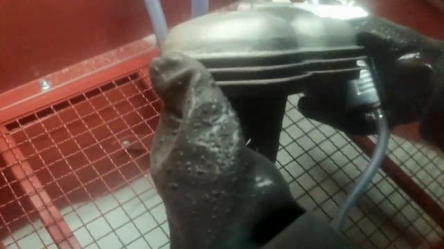Стеклоструйная обработка отливки крышки головки М77