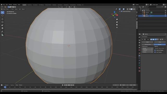 Blender 2.83 Subdivision Surface Modifier на русском смотреть онлайн