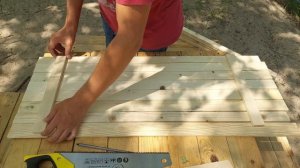 Собрал раскладной стол из дерева своими руками - чтобы чаще радовать своих подписчиков  рецептами ?