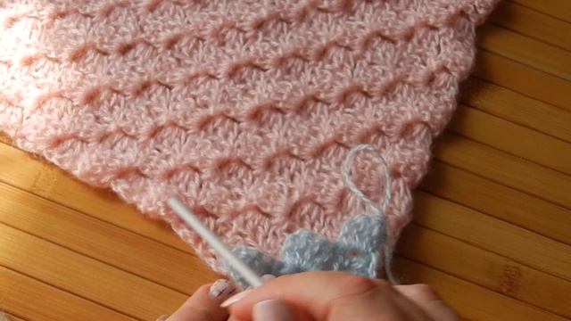 МК Шарф воздушный на весну крючком / С2С / подробный мастер-класс смотреть онлайн