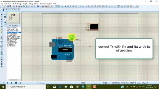 How to use Serial Monitor with Arduino in Proteus 8.11 смотреть онлайн