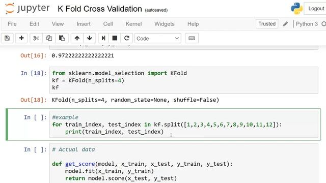 K Fold Cross Validation Project using Python|| What is K Fold Cross Validation. смотреть онлайн
