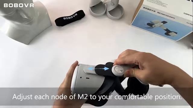 BoboVR M2 Strap как  установить, закрепить для Oculus Quest2