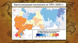 Миграция населения России. Видеоурок по географии 8 класс