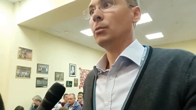 Встреча с Главой Дмитровского района часть 1