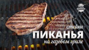Стейк пиканья на гриле (рецепт для газового гриля)