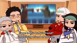 Past Marines React To Luffy // One Piece // Gacha Club