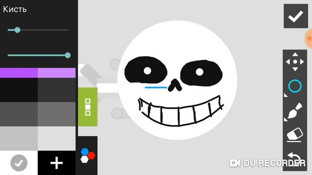 Создание спрайтов для "рисуем мультфильмы 2"- андертейл Санс смотреть онлайн