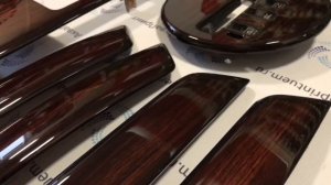 Infiniti fx35. Аквапринт салона под дерево.