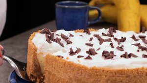 Without baking! Banana cake with Nutella - a cake that everyone should try!